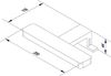 FACKELMANN LED Aufsatzleuchte 20 cm breit, Chrom Bild 2