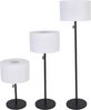 greemotion Solar-LED-Stehleuchte Outdoor, ca. 150 cm, Schwarz Bild 2