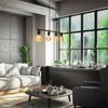 LED-Leuchtmittel B.K.Licht Pendelleuchte Retro Vintage Schwarz 4-flammig max. 4 x 60W Bild 4