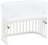 babybay Nestchen Mesh-Piqué passend für Modell Boxspring XXL, weiß Sternemix sand/azurblau Bild 5