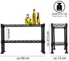 ONVAYA Küchenregal Küchenregal stehend aus Metall, Küchen-Organizer Regal Bild 2