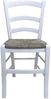 Dmora - Set aus 2 klassischen Holzstühlen, für Esszimmer, Küche oder Wohnzimmer, Made in Italy, cm 46x42h87, Farbe Weiß Bild 3