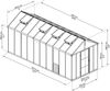 Palram - Canopia Aluminium Gewächshaus Glory 410 | Bild 3