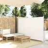 vidaXL Ausziehbare Seitenmarkise 140×500 cm Creme 48395 Bild 2