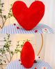Herzkissen, Herz Kissen Kinderzimmer Decor, Kuschelkissen Kinder Herzform Dekokissen Kopfkissen Kissen Zierkissen für Mädchen & Jungen Zuhause Schlafzimmer Deko (Rosa Herz,50cm) Bild 5