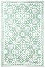 Esschert Design Outdoor-Teppich 182x122 cm Fliesendesign Grün und Weiß 433913 Bild 3