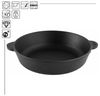 Gusseisenpfanne 26 cm Bräter Schmortopf aus Gusseisen zwei Griffe Servierpfanne Bild 3