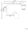Wandlampe ESTRELLA verstellbar Metall Hellgrau Bild 3