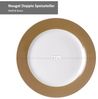 MamboCat Speiseteller Ritzenhoff 6x Nougat Doppio Speiseteller Weiß-Braun Porzellan Teller Bild 5