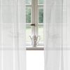 Haus und Deko Gardine Voile Dekoschal Gardine Emotion weiß Organza Vorhang Kräuselband weiß (1 St), Kräuselband, transparent, Polyester Bild 2
