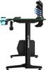 ULTRADESK Frag | Ergonomischer Gaming-Schreibtisch mit großer Arbeitsfläche & XXL-Pad, 2 Kabeldurchlässe | Gut für Home Office, Fach für Steckdosenleisten | Stahlrahmen, Grünes Pad, 140x66 cm Bild 5