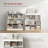 Bücherregal Bücherschrank mit 8 Fächern Modell Kuep weiß Bild 5