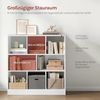Bücherregal Bücherschrank mit 8 Fächern Modell Kuep weiß Bild 4