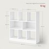Bücherregal Bücherschrank mit 8 Fächern Modell Kuep weiß Bild 3