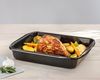 RIESS 0433-106 Bratpfanne 35 x 23 x 7,5 cm Schwarz-Eternity / Auflaufform Bild 3