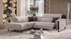 Sofanella Eckcouch DELTONA Wohnlandschaft Stoffgarnitur Ecksofa in Dunkelgrau Bild 2