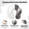 Eve Textile GmbH Reisekissen mit Erhöhung 35 x 30 x 8 cm Nackenkissen Flugzeugkissen Bahnkissen, Orthopädisch Ergonomisch Kissen Kopfkissen Autokissen Travel Bild 3