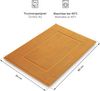 Blumtal Premium Frottier Badematte - Badeteppich OEKO-TEX® zertifiziert, waschbarer Badvorleger 50x80 cm, saugstark & weich, pumpkin spice - braun Bild 2