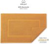 Blumtal Premium Frottier Badematte - Badeteppich OEKO-TEX® zertifiziert, waschbarer Badvorleger 50x80 cm, saugstark & weich, pumpkin spice - braun Bild 3