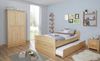 Doppelbett "Leni" 140x200 Kiefer massiv - mit Zusatzbett - natur Bild 2