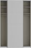 FORTE Schwebetürenschrank Fittio, Made in Europe, 2 Schiebetüren, modernes Design Höhe 2,35 mtr, stehende Montage Bild 5