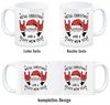 speecheese Tasse Weihnachtsmann Rock-Handzeichen - Metal Christmas Kaffeebecher Bild 4