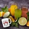 speecheese Tasse Weihnachtsmann Rock-Handzeichen - Metal Christmas Kaffeebecher Bild 3