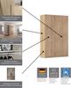 Rauch Möbel Alabama, Kleiderschrank für Schlafzimmer, Kinderzimmer, Wohnzimmer, Garderobe, Flur, 4-türig, Spiegel, mit Zubehör Premium, Farbe Seidengrau, Breite 181 cm Bild 4