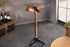 riess-ambiente Stehtisch OCEAN 105cm kupfer geflammt/schwarz - Glas, Metall, maritim, rund (Einzelartikel, 1-St), Bartisch im Schiffsschrauben-Design-ideal f. Hausbar & Feierlichkeiten Bild 2