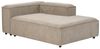 Chaiselounge Cord taupe linksseitig ARDAL Bild 5