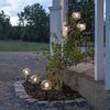 LED-Solar-Kugeln "Globe", 3er Set, weiß/schwarz Bild 4