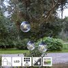 LED-Solar-Kugeln "Globe", 3er Set, weiß/schwarz Bild 2