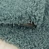 HomebyHome Hochflor Wohnzimmer Teppich 140x200 cm Einfarbig Blau Teppich Langflor Shaggy Modern Teppich für Schlafzimmer, Pflegeleicht Flauschig Weich Rechteckig Kleiner Teppich Bild 4