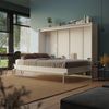 SMARTBett Schrankbett Classic mit Gasdruckfedern 100x200cm 140x200cm 160x200cm horizontal/quer oder vertikal/hochkant klappbar Bild 4