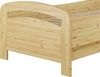 Seniorenbett extra hoch 90x200 Matratze Rollrost Kiefer Bett Massivholz Holzbett 60.43-09 M Bild 5