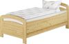 Seniorenbett extra hoch 90x200 Matratze Rollrost Kiefer Bett Massivholz Holzbett 60.43-09 M Bild 4