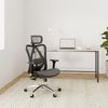 SIHOO Ergonomischer Bürostuhl, Chefsessel mit 3D verstellbare Armlehne und Lendenwirbelstütze, Hautfreundliche Netz-Hochlehne, Schreibtischstuhl bis 150kg/330LB Belastbar, Grau Bild 2