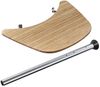 Weber Bambus Beistelltisch, schwarz, 28.5 x 28.5 x 12.8 cm, 17638, Braun Bild 3
