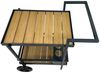 abc HOME Servierwagen Outdoor, zwei Ablageflächen, Flaschenhalterungen Bild 5