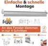 Rollo Blackout grau 70x140 - Breite (cm): 70, Farbe: Grau, Höhe (cm): 140 Bild 4