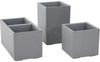 Pflanzkasten FARO STONE grau 40 × 80 × 40 cm – Kunststoff in Betonoptik mit Rollen & Stopfen, für Indoor & Outdoor geeignet Bild 4