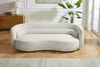 riess-ambiente 3-Sitzer GATSBY 230cm beige - Chenille, Federkern, gepolstert, Rundum-Bezug, Einzelartikel 1 Teile, Couch in geschwungener Form - ideal für Retro Wohnzimmer & Gästezimmer Bild 5