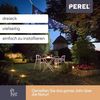 Solar Sonnensegel Sternenhimmel mit 100 LEDs Dreieck Dunkelbau 3,6m Bild 2