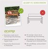acamp Sitzbank Gartenbank 2-Sitzer, Wetterfest, FSC®-zertifiziertem Akazienholz Bild 5