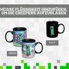 Paladone Minecraft Creeper Heat Change Mug Einzelbild 0 3 l Mehrfarbig Keramik Tasse Universal Bild 2