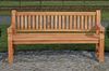 TPFGarden Gartenbank Jacky-N, Teak-Holz Sitzbank massiv Garten Bank Sprossen-Design Breite 120cm Bild 2