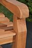 TPFGarden Gartenbank Jacky-N, Teak-Holz Sitzbank massiv Garten Bank Sprossen-Design Breite 120cm Bild 5