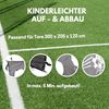 Best Sporting Fußballtor Torwand 280er mit 5 Schußlöchern Bild 4