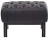 Chesterfield Hocker Kingsfield schwarz 61x43x46 cm Echtleder massivum Sitzhocker Fußhocker Lederhocker Wohnzimmer Herrenzimmer Bild 4