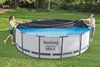 Bestway Poolabdeckung Flowclear, PVC schwarz, Ø 370 cm Bild 2
